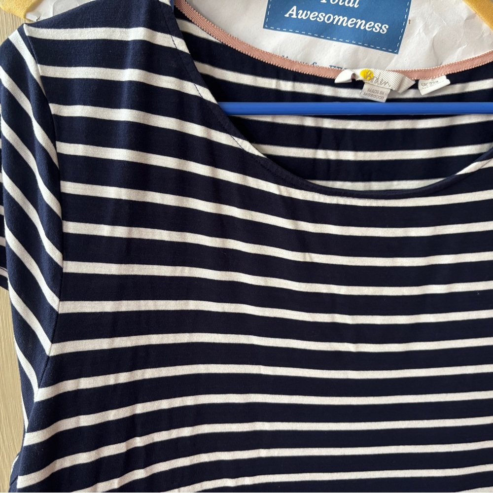 Boden Navy/White Amelia dress 20 XXL